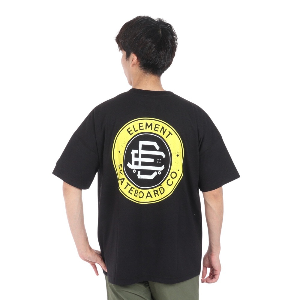 エレメント（ELEMENT）（メンズ）半袖Tシャツ ROUND BE02A202 FBK