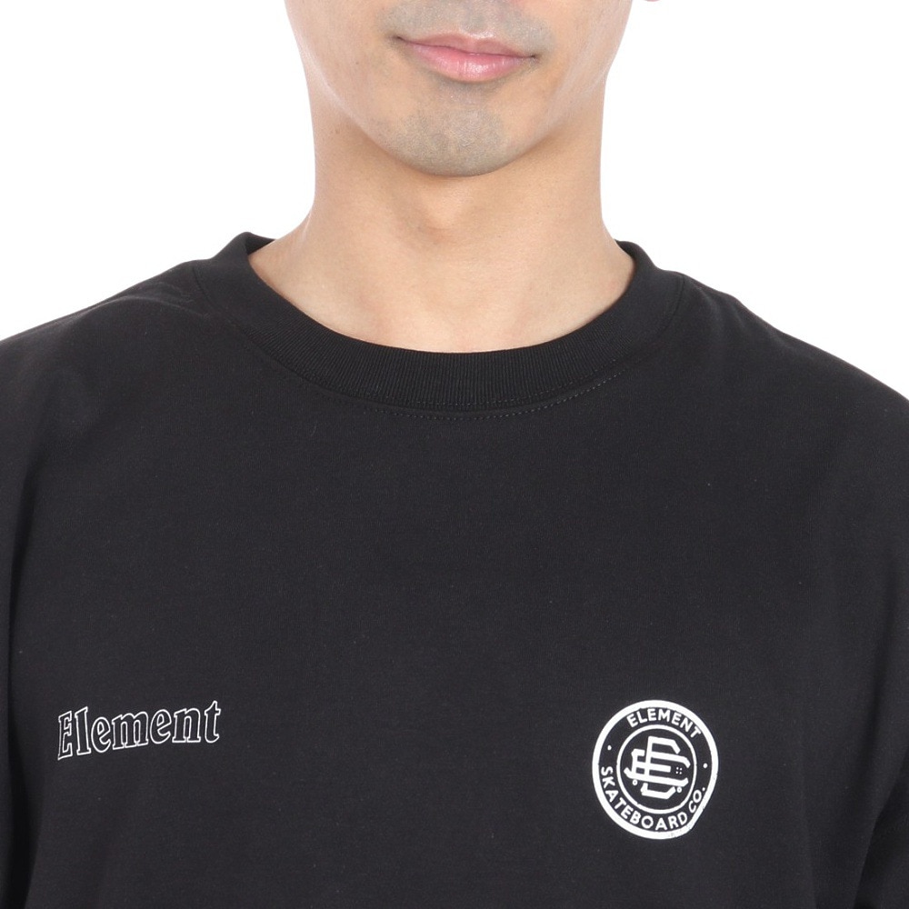 エレメント（ELEMENT）（メンズ）半袖Tシャツ ROUND BE02A202 FBK