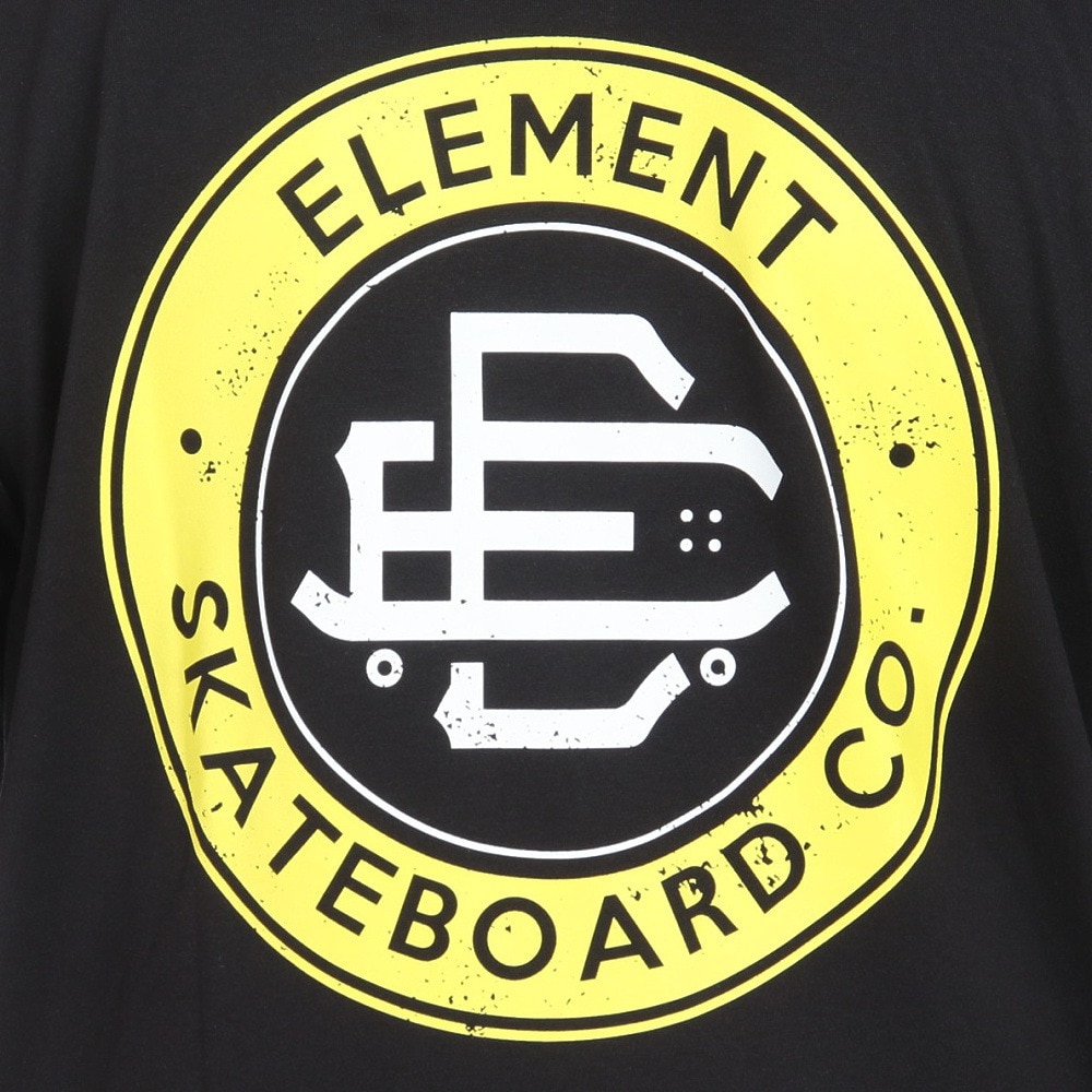 エレメント（ELEMENT）（メンズ）半袖Tシャツ ROUND BE02A202 FBK