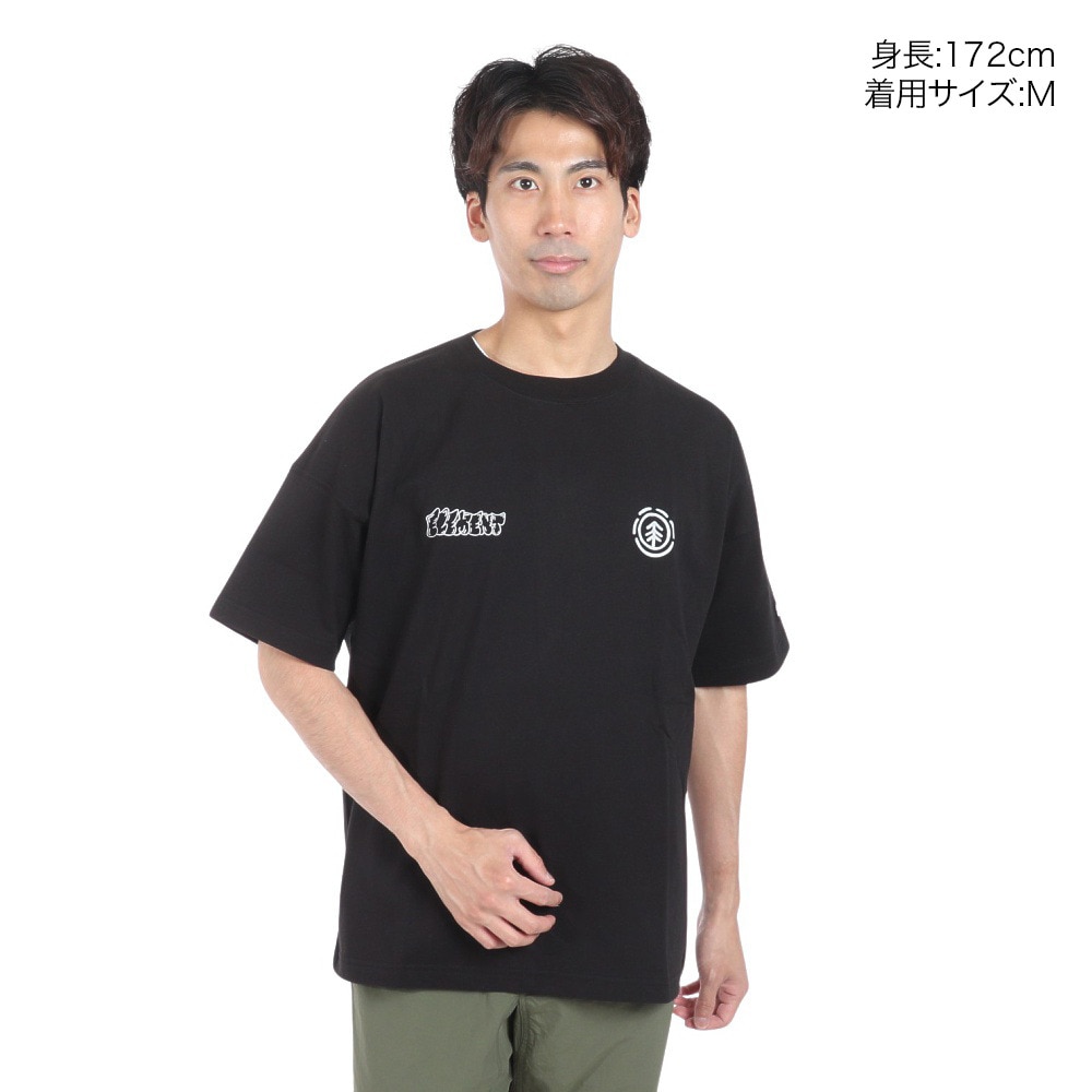 エレメント（ELEMENT）（メンズ）半袖Tシャツ 3 BUBBLE BE02A241 FBK