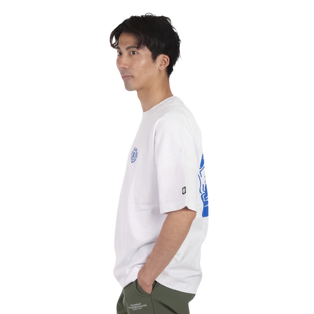 エレメント（ELEMENT）（メンズ）半袖Tシャツ 3 BUBBLE BE02A241 WHT