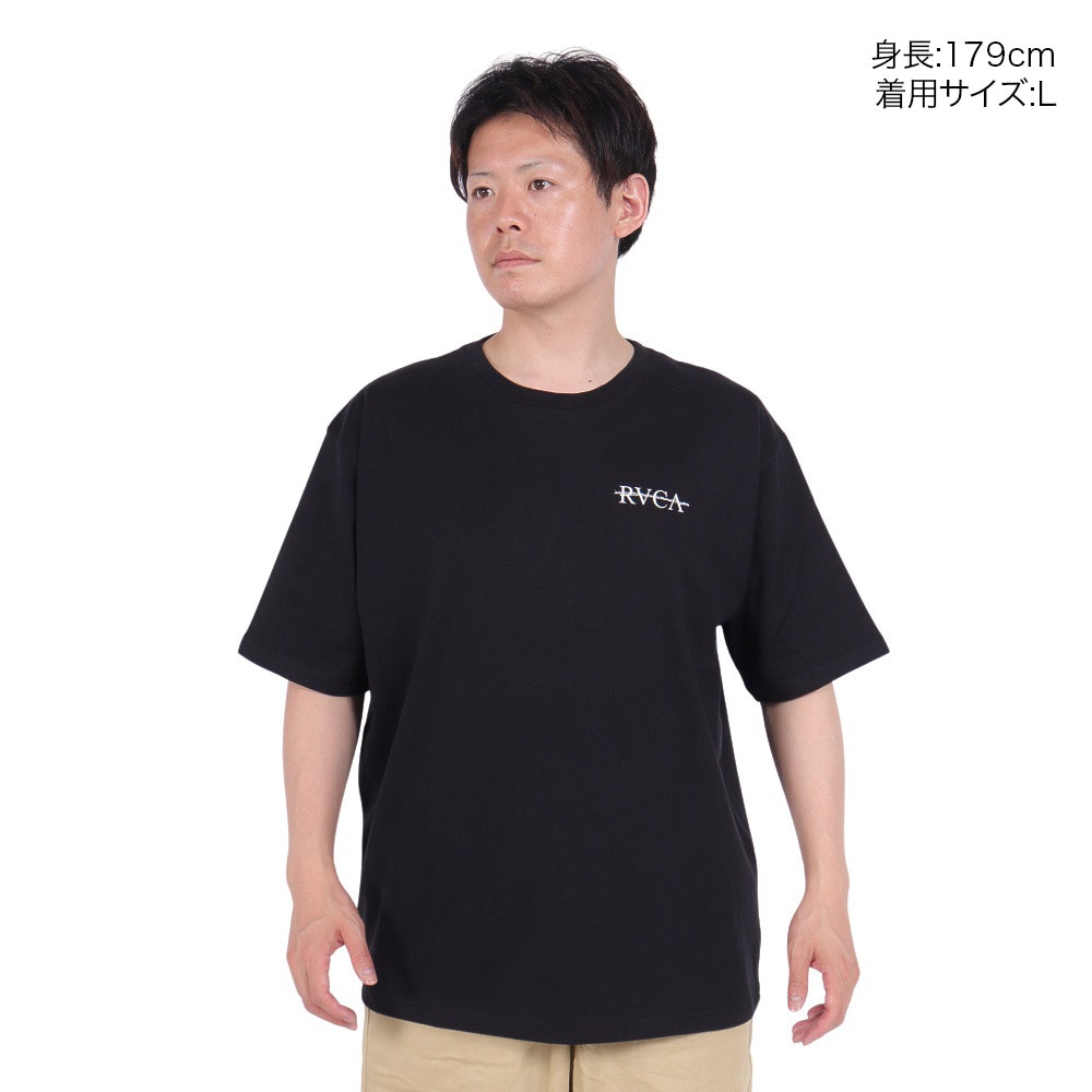 ルーカ（RVCA）（メンズ）SERIF 半袖 Tシャツ BE04A231 BLK