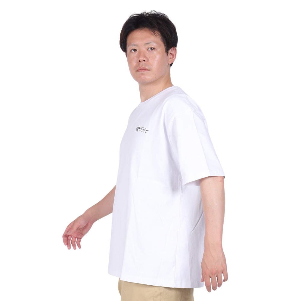 ルーカ（RVCA）（メンズ）SERIF 半袖 Tシャツ BE04A231 WHT