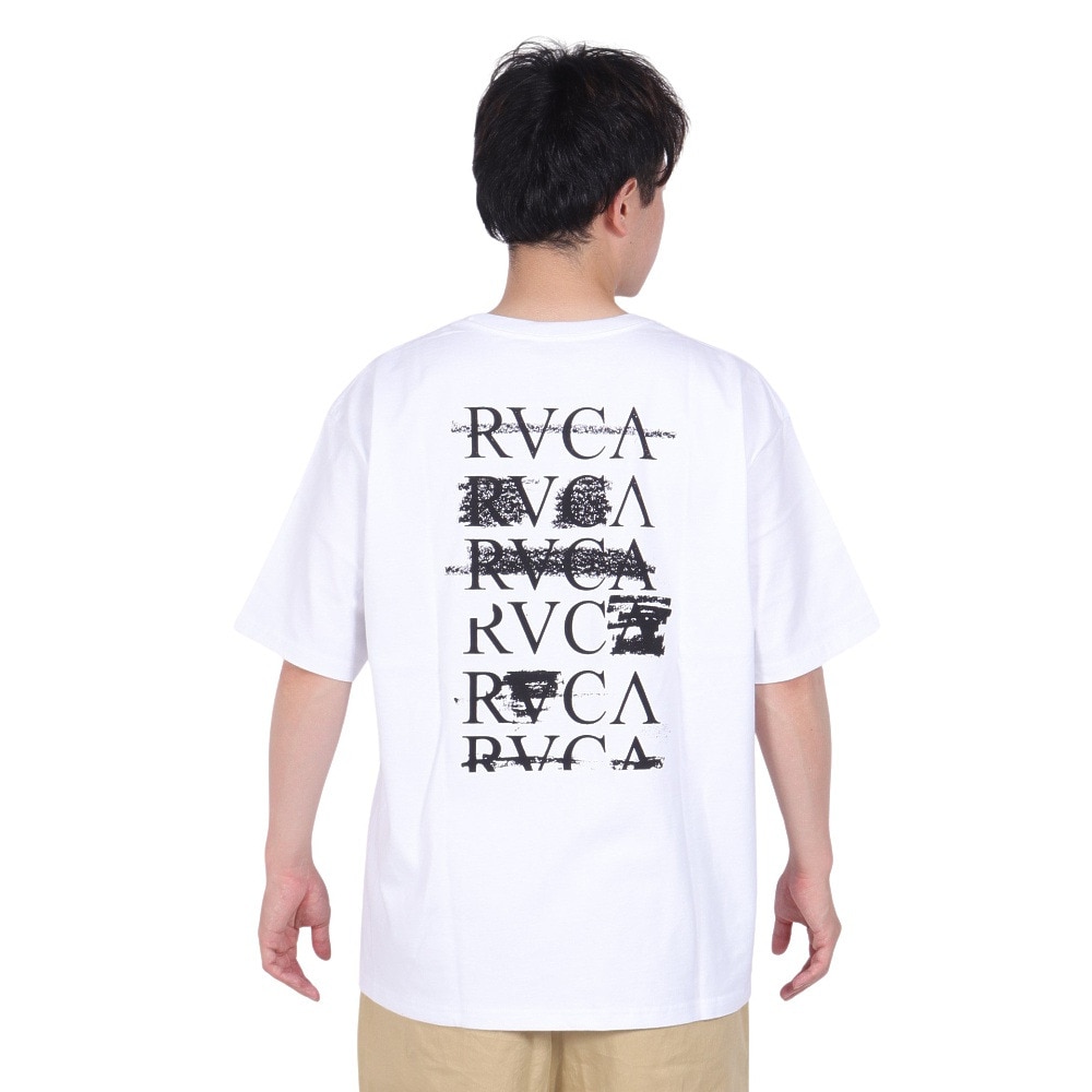 ルーカ（RVCA）（メンズ）SERIF 半袖 Tシャツ BE04A231 WHT