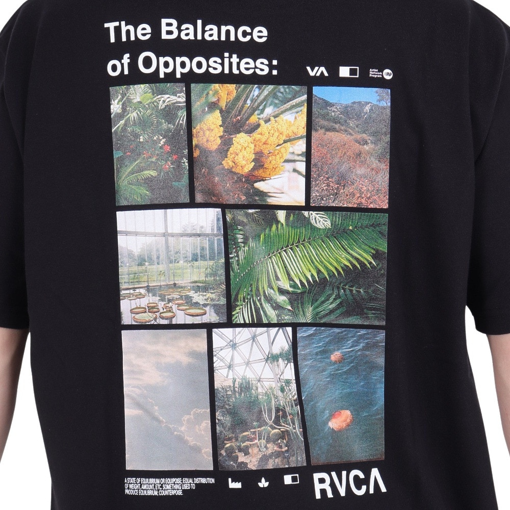 ルーカ（RVCA）（メンズ）TEXTBOOK MID 半袖 Tシャツ BE04A241 BLK