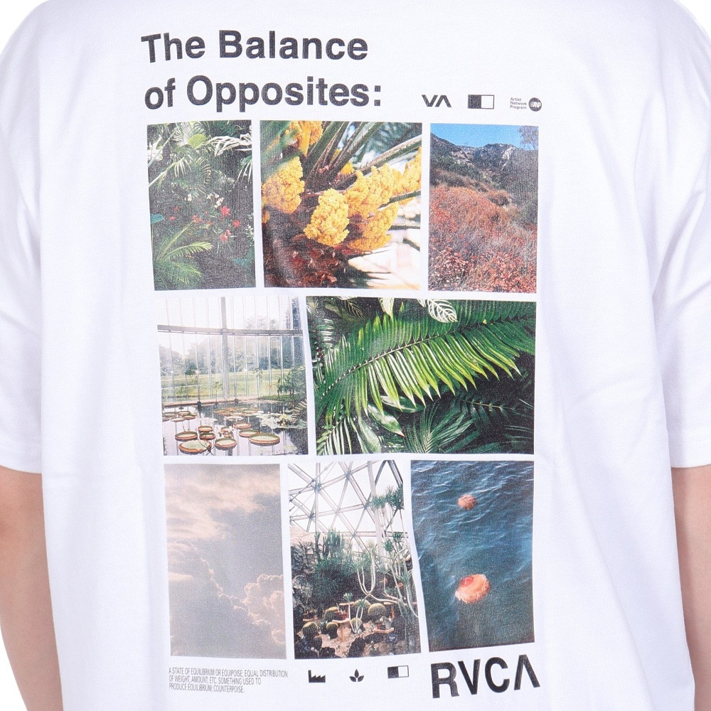 ルーカ（RVCA）（メンズ）TEXTBOOK MID 半袖 Tシャツ BE04A241 WHT