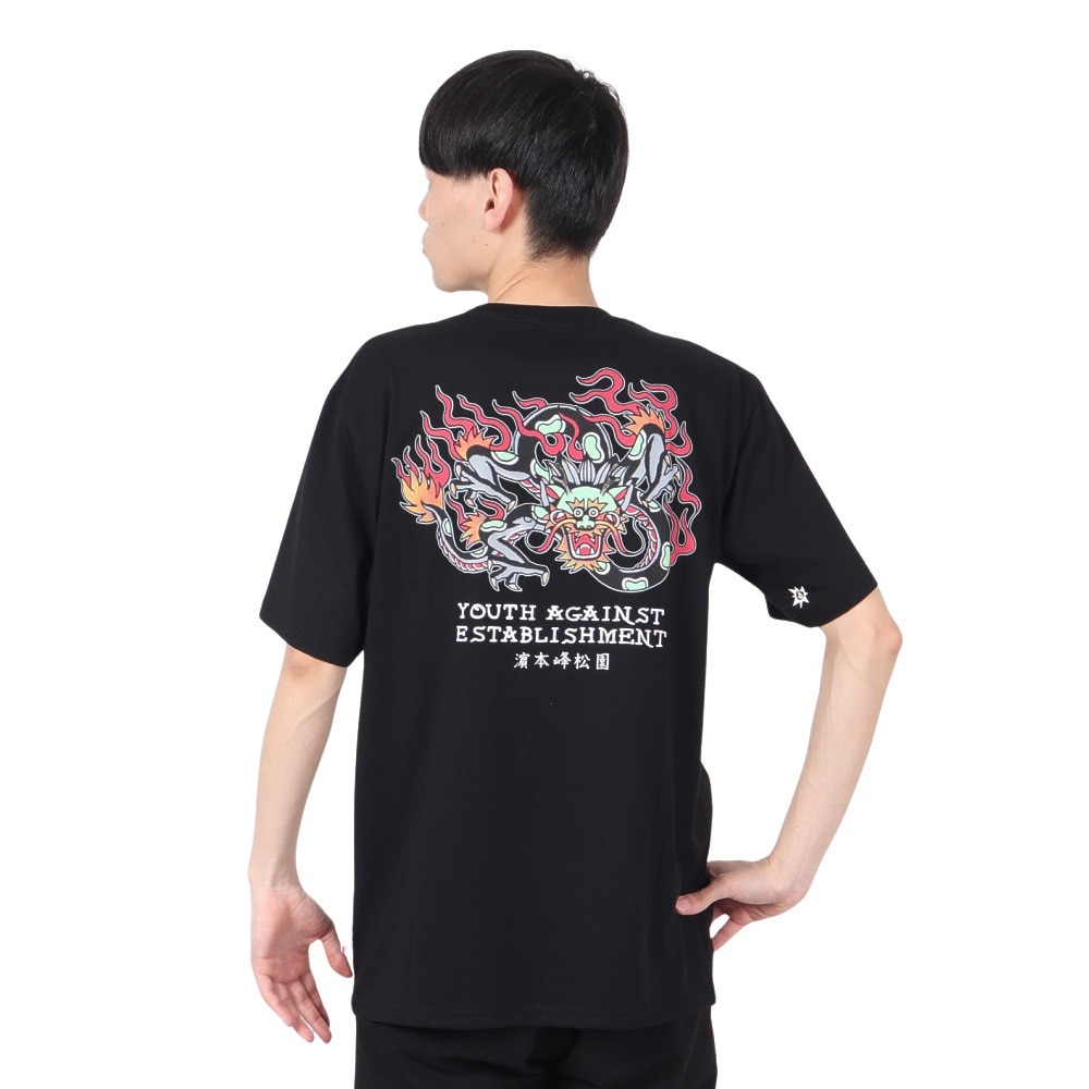 ボルコム（Volcom）（メンズ）TOKYO TRUE FEATURED ARTIST YUSUKE HAMAMOTO PIPER 半袖Tシャツ 24AF312401 BLK