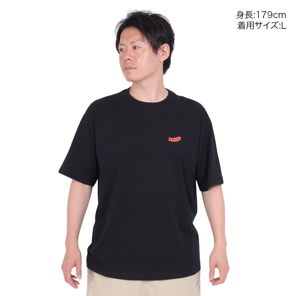 ボルコム（Volcom）（メンズ）BOXY BLANK 半袖Tシャツ 24AF312408 BLK