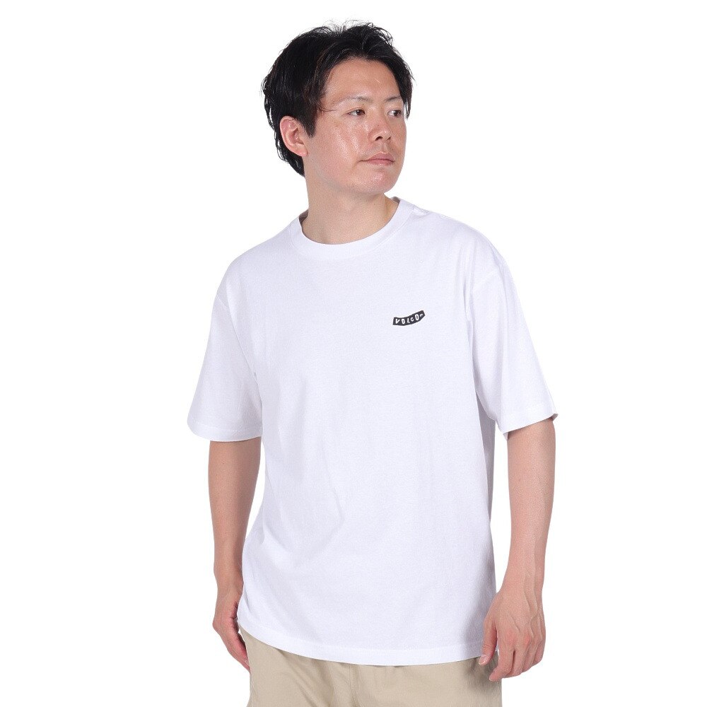 ボルコム（Volcom）（メンズ）BOXY BLANK 半袖Tシャツ 24AF312408 WHT