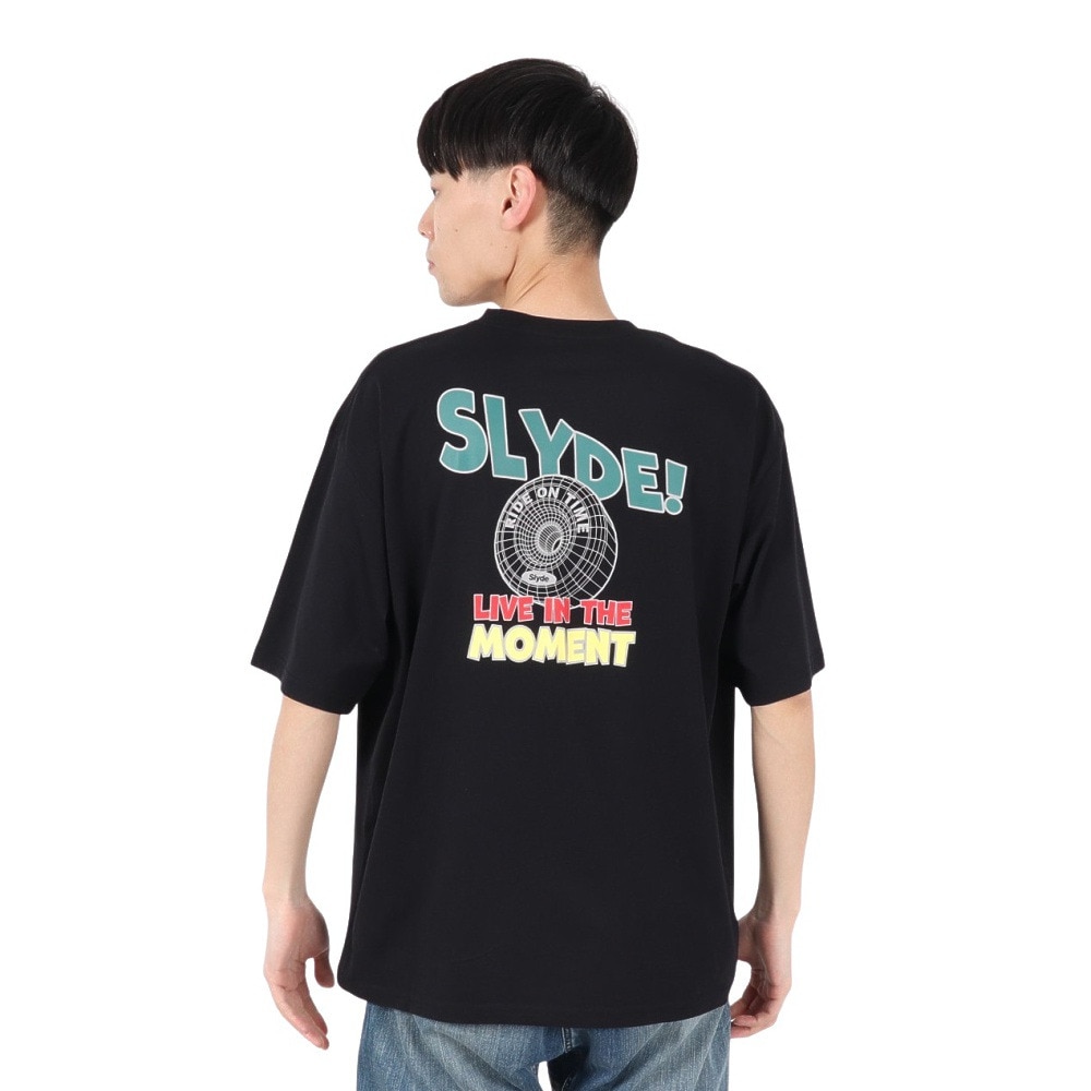 スライド（SLYDE）（メンズ）ロゴ グラフィック Tシャツ SL25SSM-APP050BLK