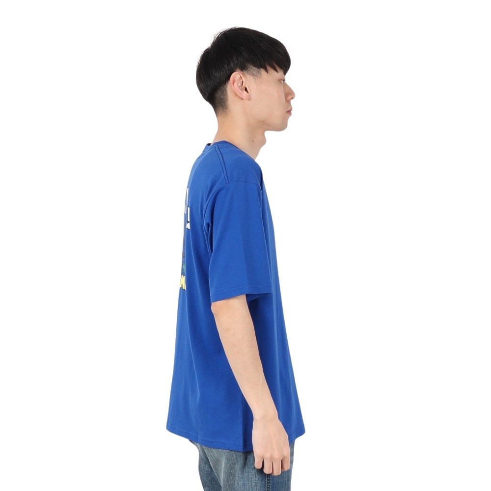 スライド（SLYDE）（メンズ）ロゴ グラフィック Tシャツ SL25SSM-APP050BLU