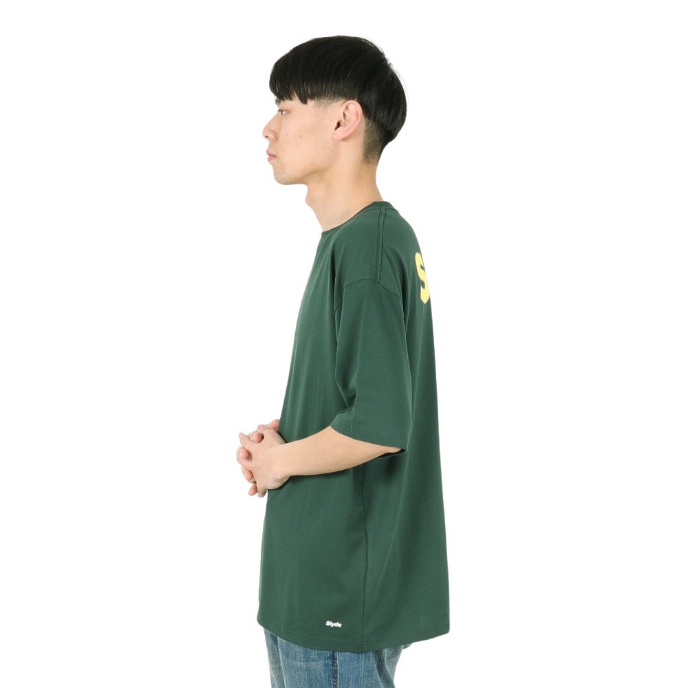 スライド（SLYDE）（メンズ）ロゴ グラフィック Tシャツ SL25SSM-APP050GRN