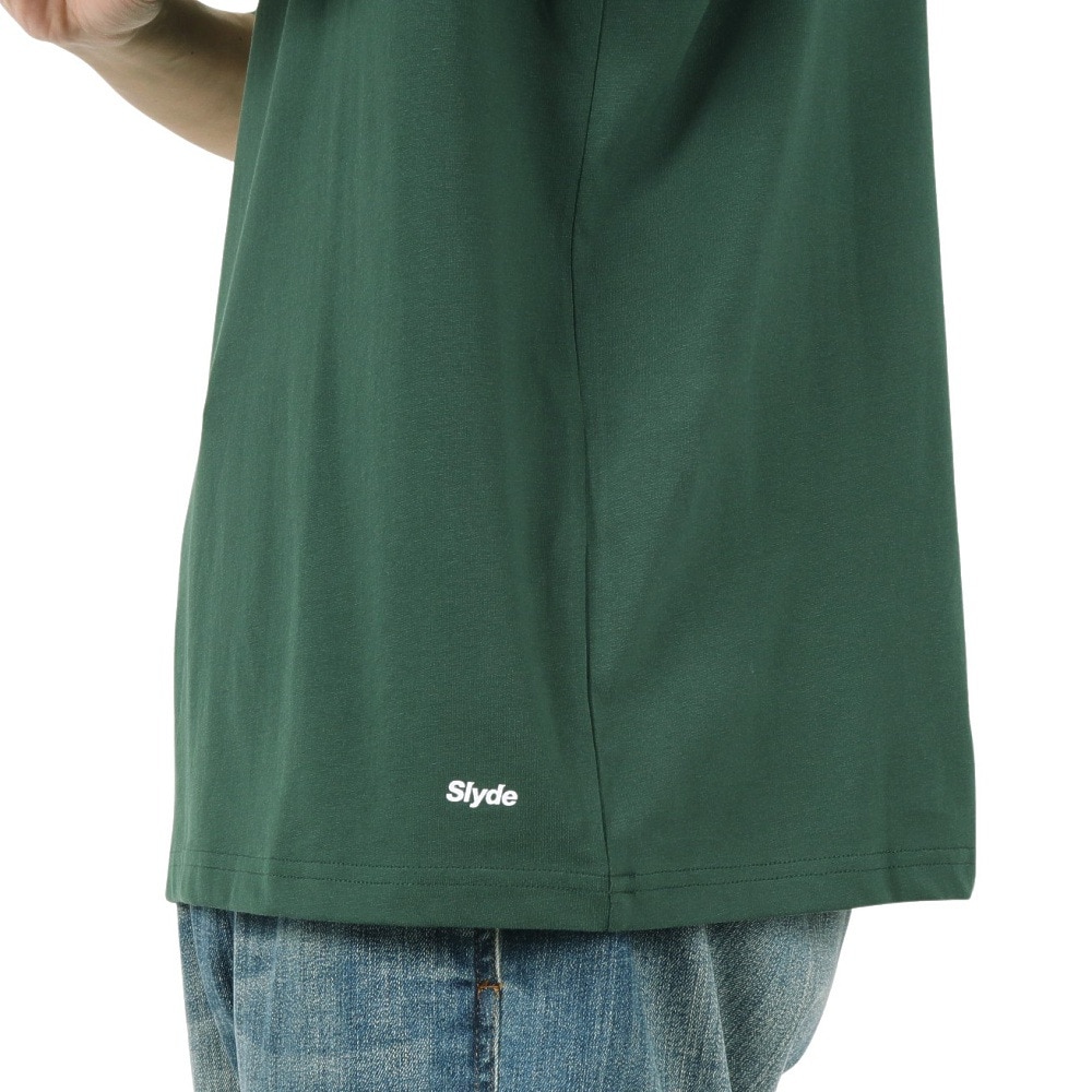 スライド（SLYDE）（メンズ）ロゴ グラフィック Tシャツ SL25SSM-APP050GRN