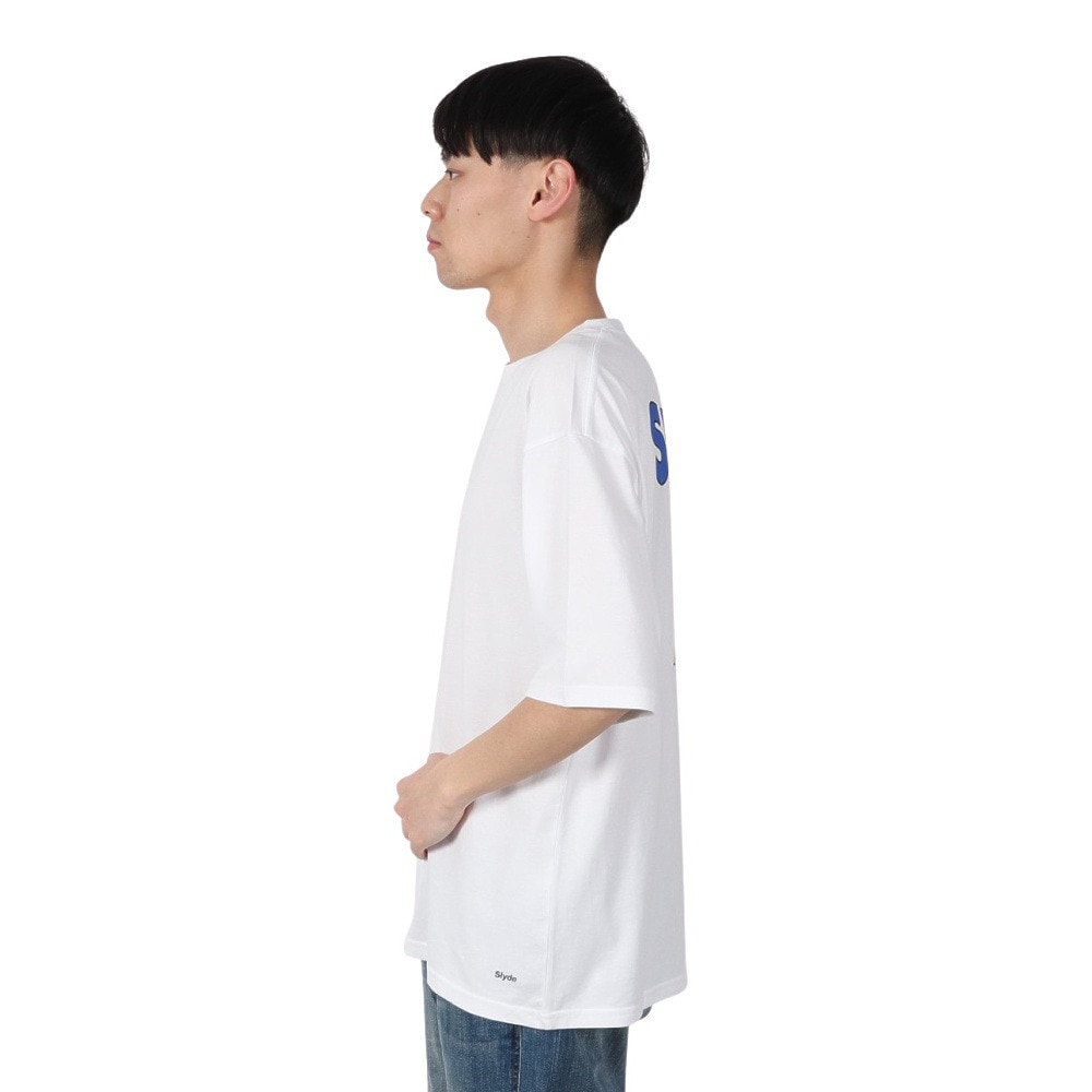 スライド（SLYDE）（メンズ）ロゴ グラフィック Tシャツ SL25SSM-APP050WHT