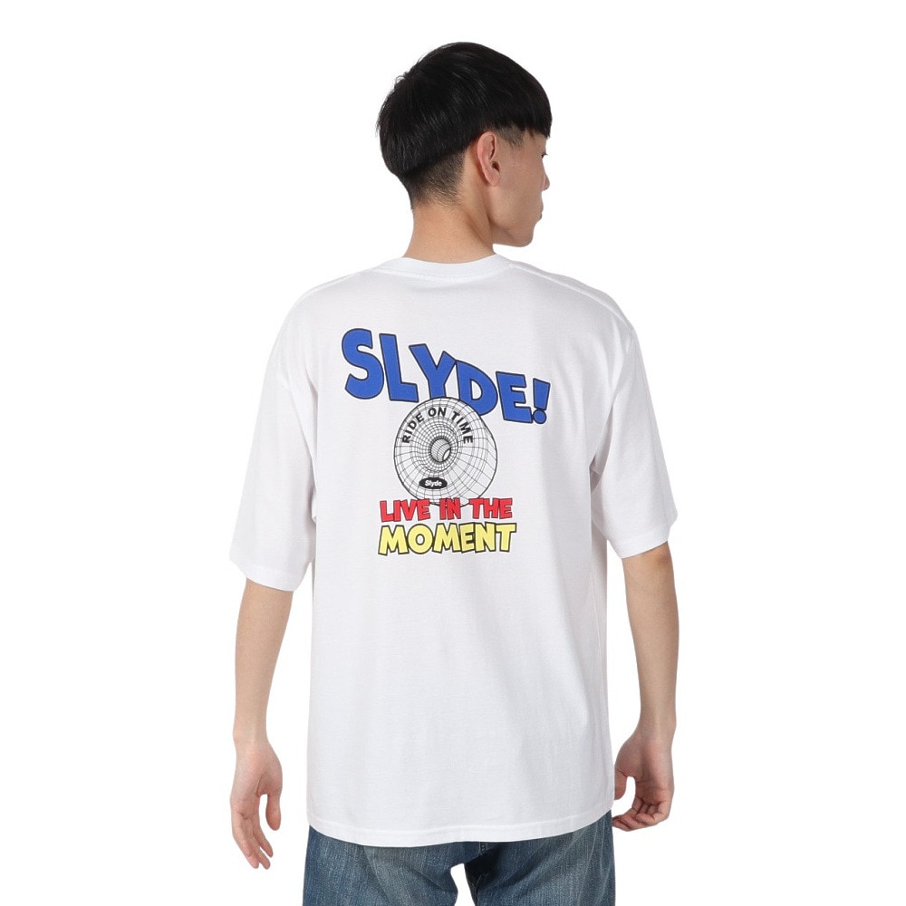 スライド（SLYDE）（メンズ）ロゴ グラフィック Tシャツ SL25SSM-APP050WHT