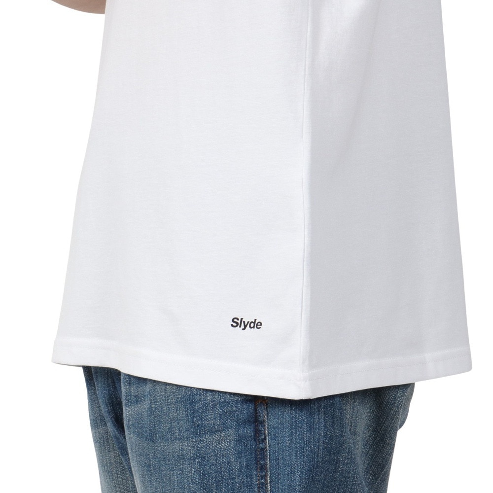 スライド（SLYDE）（メンズ）ロゴ グラフィック Tシャツ SL25SSM-APP050WHT