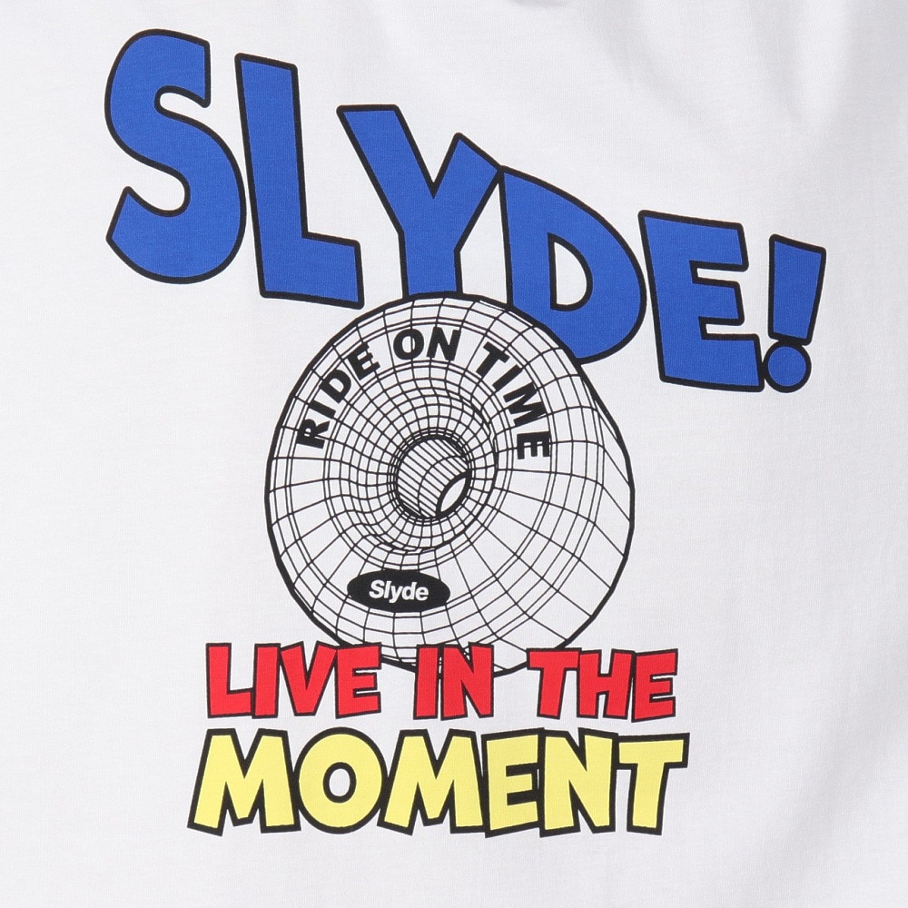 スライド（SLYDE）（メンズ）ロゴ グラフィック Tシャツ SL25SSM-APP050WHT