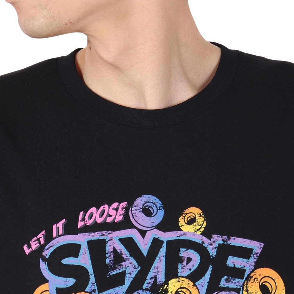 スライド（SLYDE）（メンズ）ロゴ POP Tシャツ SL25SSM-APP051BLK
