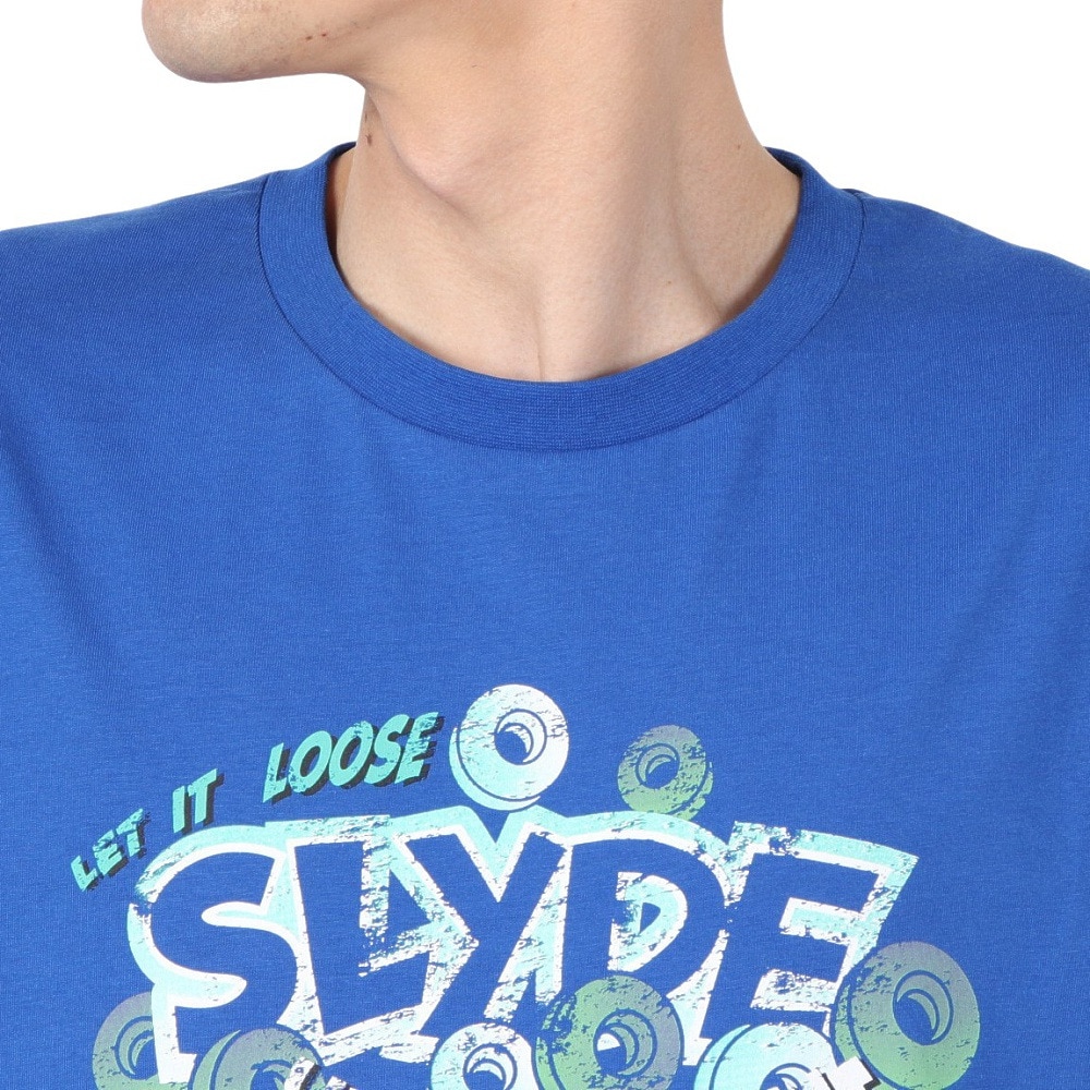 スライド（SLYDE）（メンズ）ロゴ POP Tシャツ SL25SSM-APP051BLU