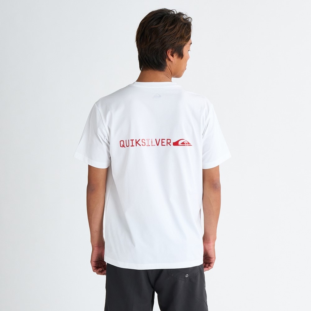クイックシルバー（Quiksilver）（メンズ）BIG CLICKER 半袖サーフTシャツ ラッシュガード 25SPQLY251011WHT