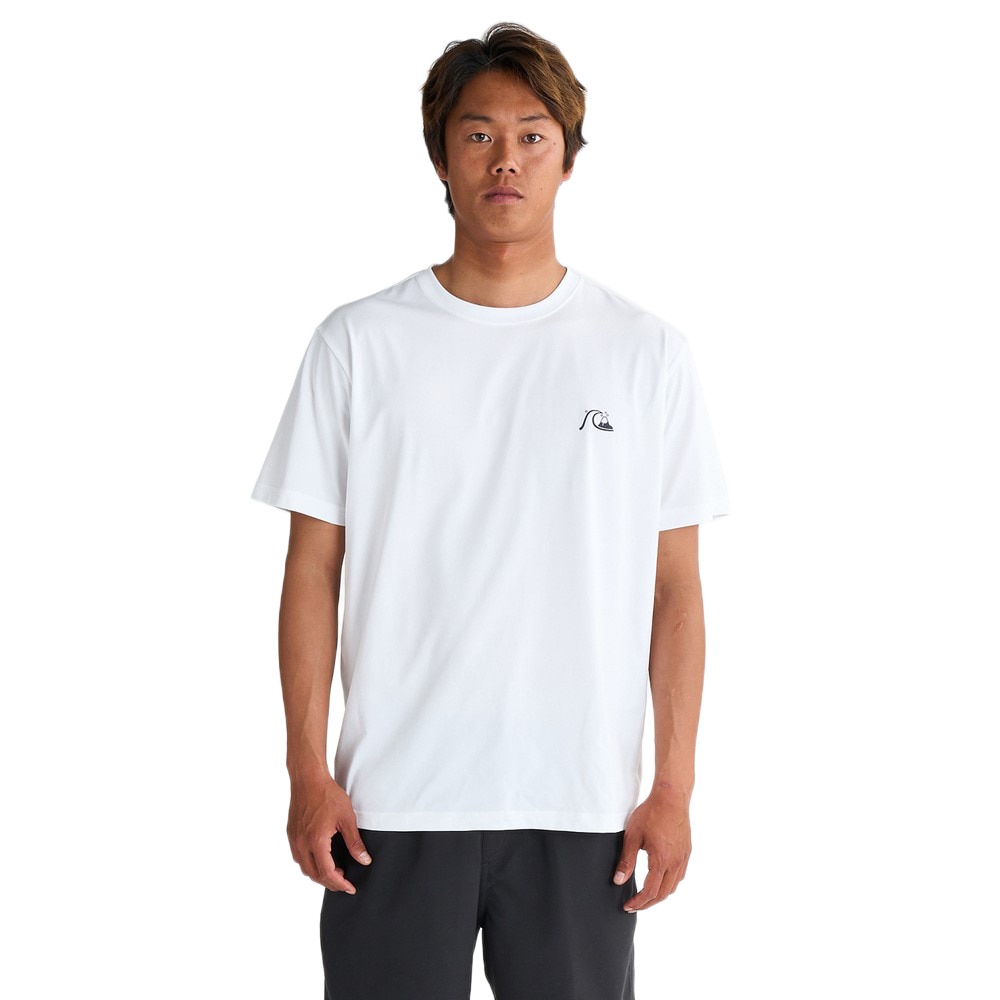 クイックシルバー（Quiksilver）（メンズ）BUBBLE 半袖サーフTシャツ ラッシュガード 25SPQLY251012WHT