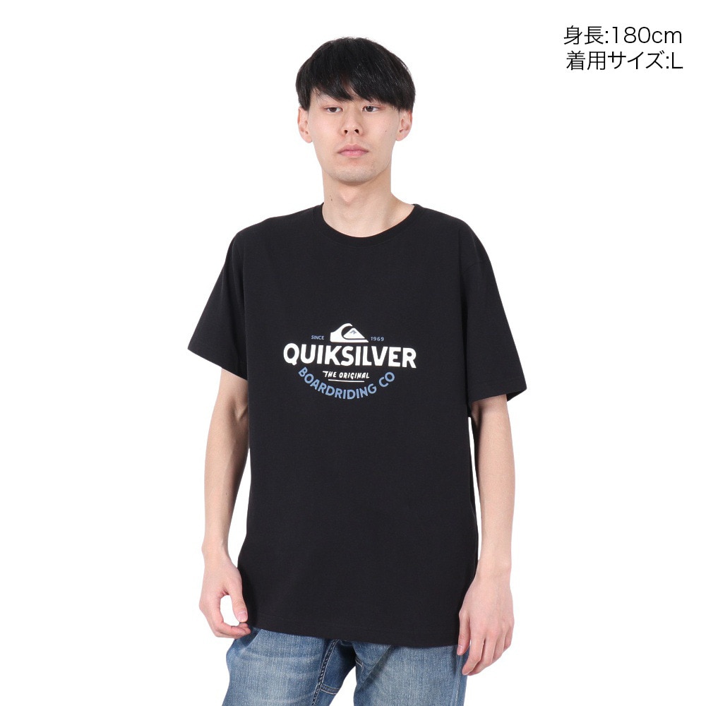 クイックシルバー（Quiksilver）（メンズ）TYPED OUT ST 半袖Tシャツ 25SPQST251007BLK