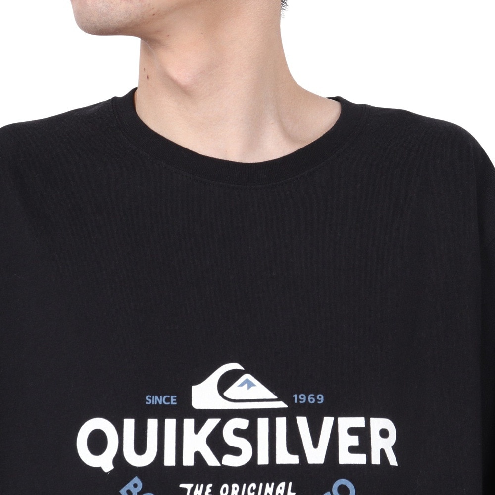 クイックシルバー（Quiksilver）（メンズ）TYPED OUT ST 半袖Tシャツ 25SPQST251007BLK