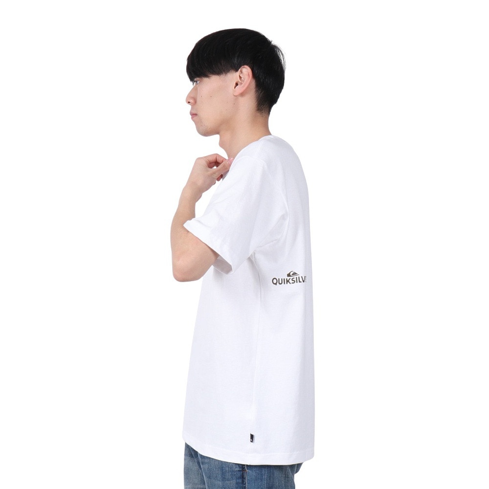クイックシルバー（Quiksilver）（メンズ）TYPED OUT ST 半袖Tシャツ 25SPQST251007WHT