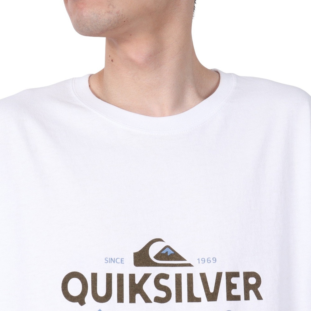 クイックシルバー（Quiksilver）（メンズ）TYPED OUT ST 半袖Tシャツ 25SPQST251007WHT