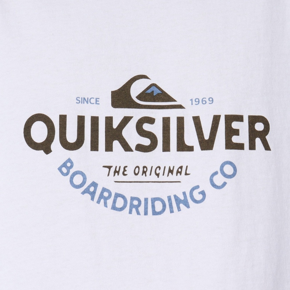 クイックシルバー（Quiksilver）（メンズ）TYPED OUT ST 半袖Tシャツ 25SPQST251007WHT
