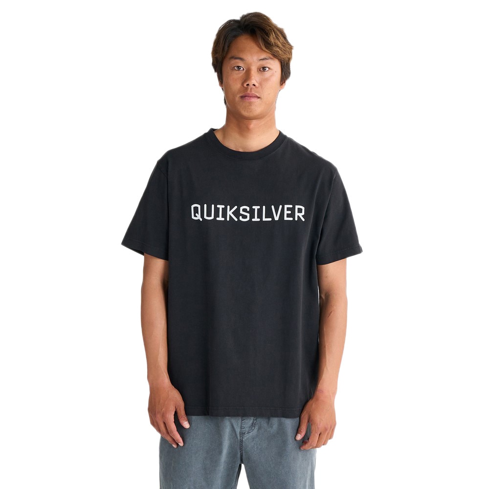 クイックシルバー（Quiksilver）（メンズ）DNA BIG CLICKER ST 半袖Tシャツ 25SPQST251015BLK