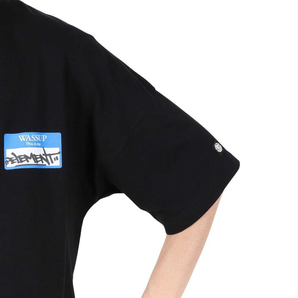 エレメント（ELEMENT）（メンズ）MY NAME IS 半袖 Tシャツ BF021201 FBK