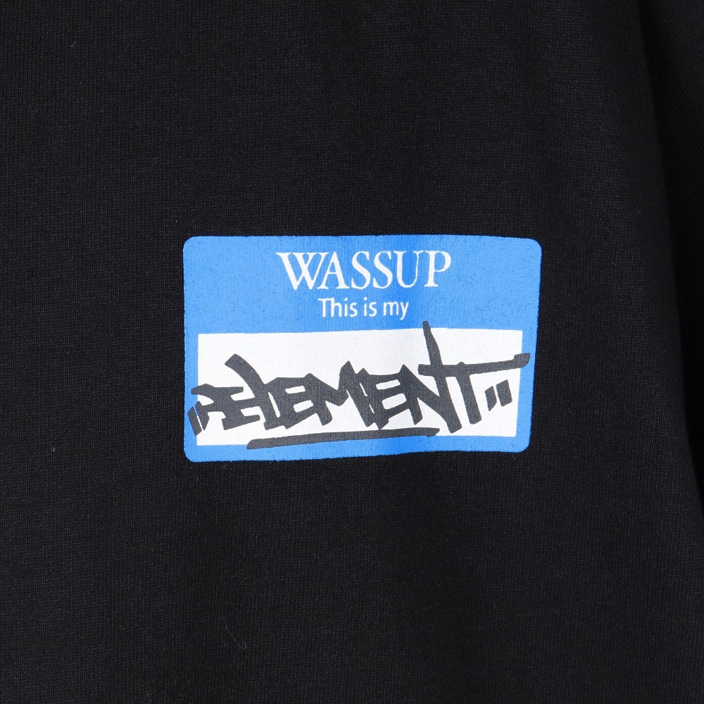 エレメント（ELEMENT）（メンズ）MY NAME IS 半袖 Tシャツ BF021201 FBK