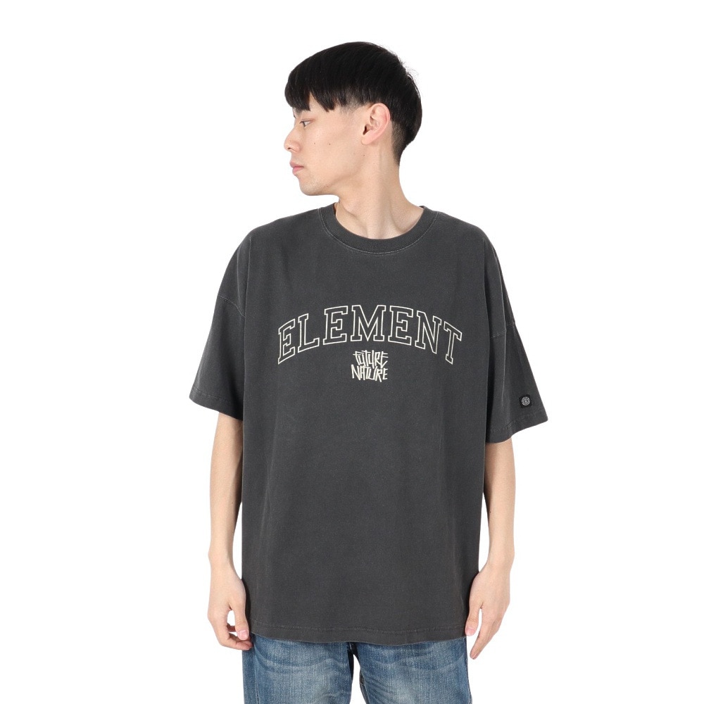 エレメント（ELEMENT）（メンズ）FLOWER 半袖Tシャツ BF021208 SBK