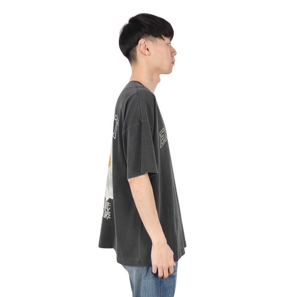 エレメント（ELEMENT）（メンズ）FLOWER 半袖Tシャツ BF021208 SBK