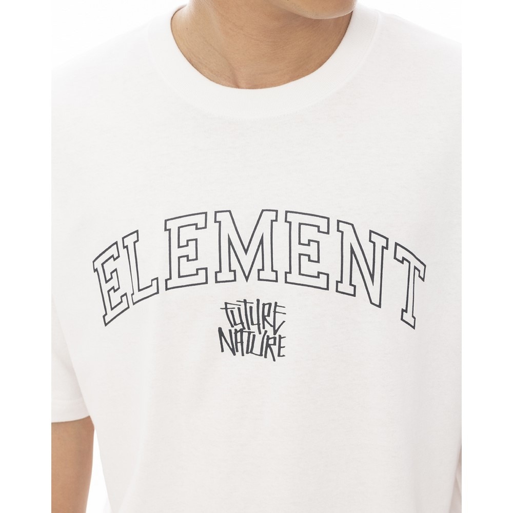 エレメント（ELEMENT）（メンズ）FLOWER 半袖シャツ BF021208 WHT