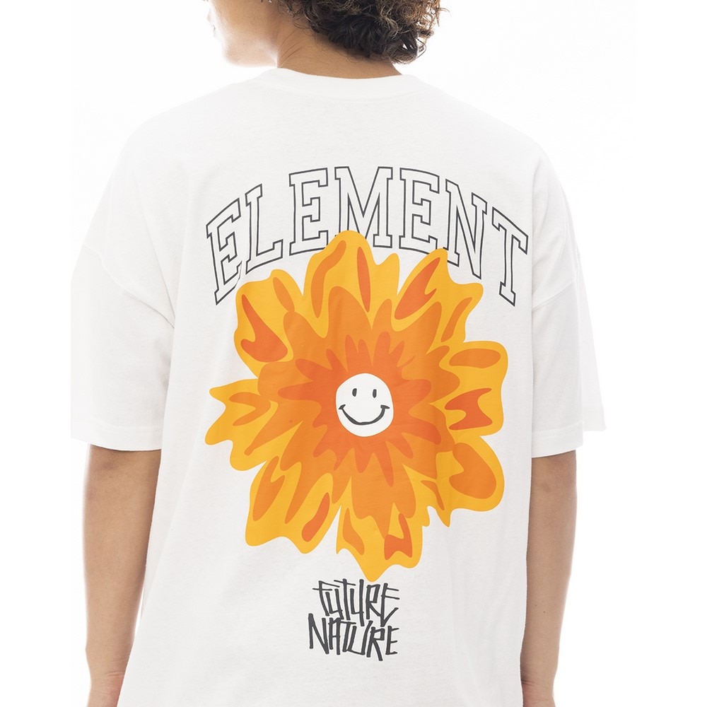 エレメント（ELEMENT）（メンズ）FLOWER 半袖シャツ BF021208 WHT