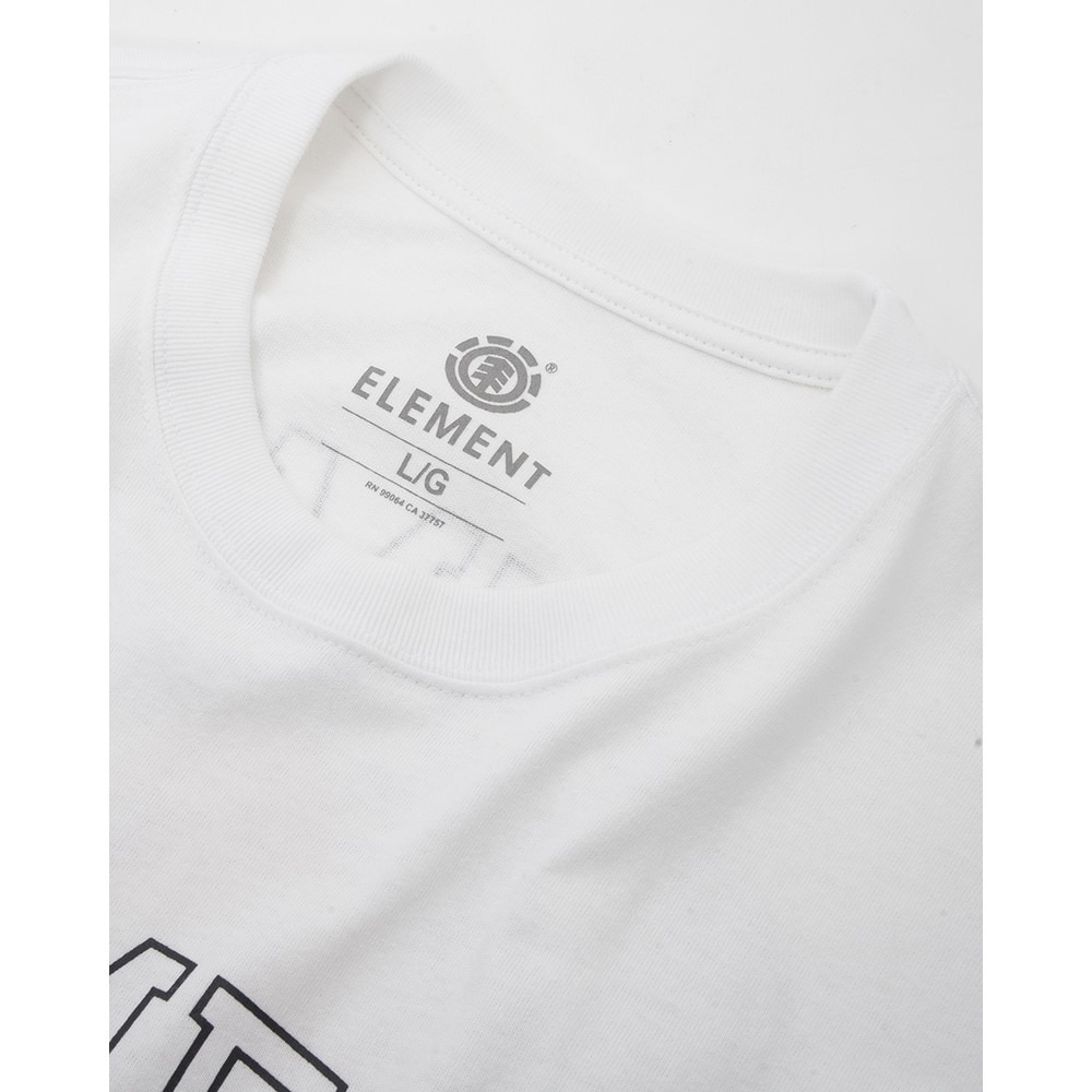 エレメント（ELEMENT）（メンズ）FLOWER 半袖シャツ BF021208 WHT