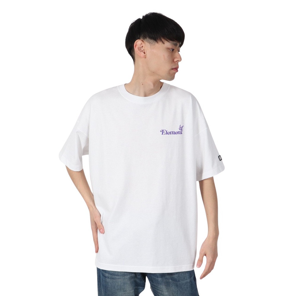 エレメント（ELEMENT）（メンズ）BUTERFLY 半袖 Tシャツ BF021224 WHT
