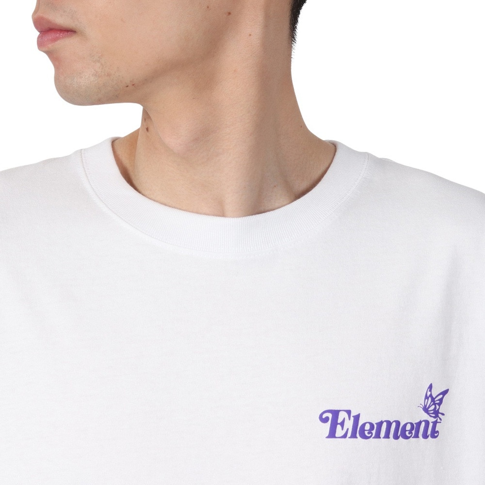 エレメント（ELEMENT）（メンズ）BUTERFLY 半袖 Tシャツ BF021224 WHT