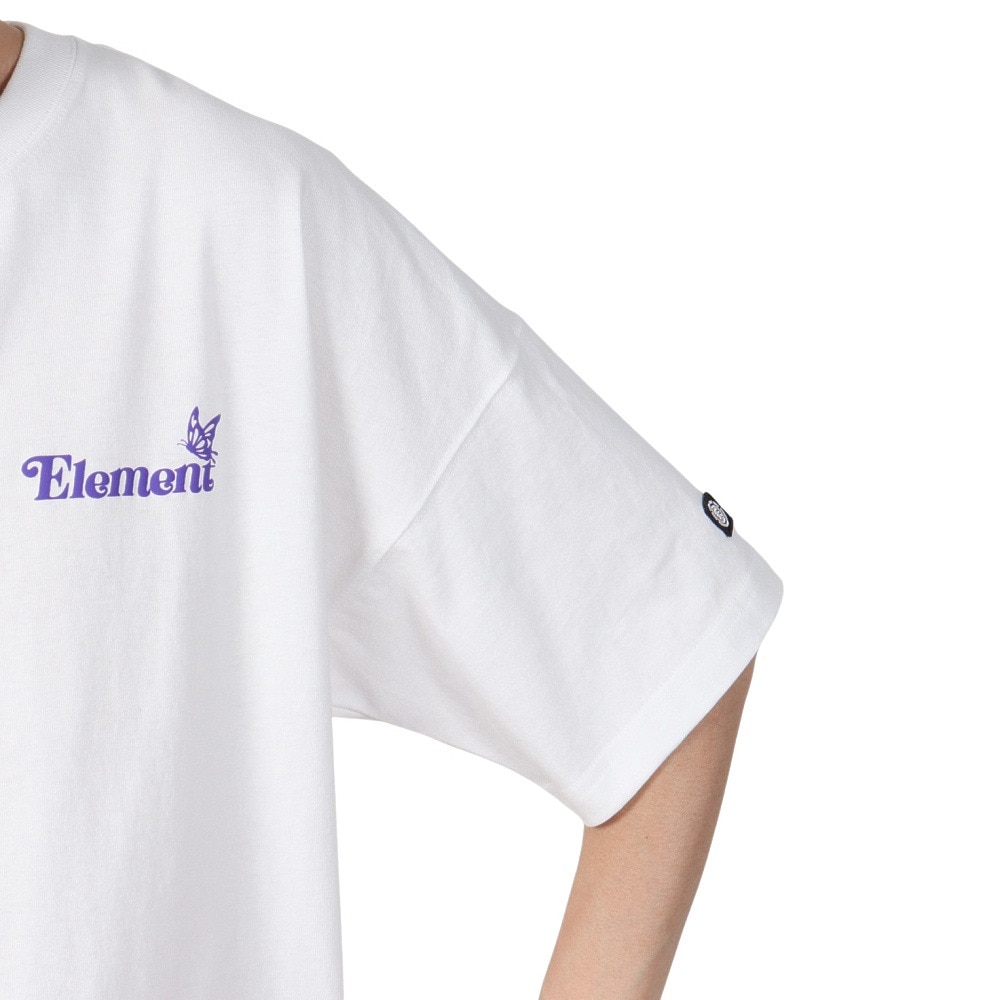 エレメント（ELEMENT）（メンズ）BUTERFLY 半袖 Tシャツ BF021224 WHT