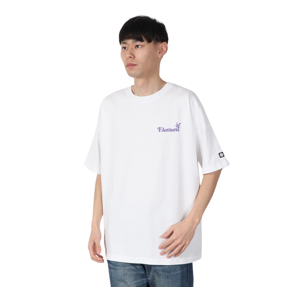 エレメント（ELEMENT）（メンズ）BUTERFLY 半袖 Tシャツ BF021224 WHT