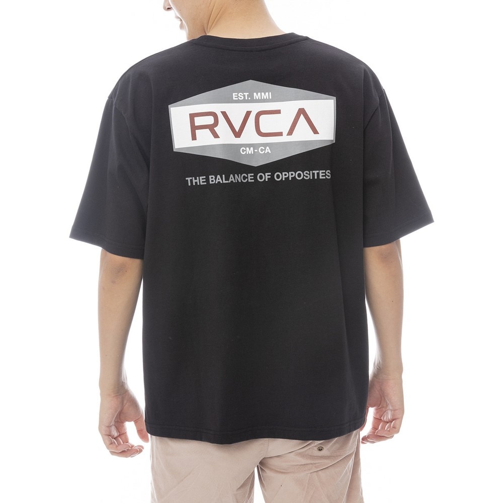 ルーカ（RVCA）（メンズ）ILL HEX LOGO 半袖Tシャツ BF041252 BLK