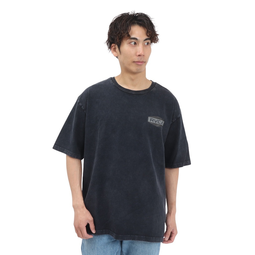 ルーカ（RVCA）（メンズ）ILL HEX ロゴ 半袖 Tシャツ BF041252 BSM