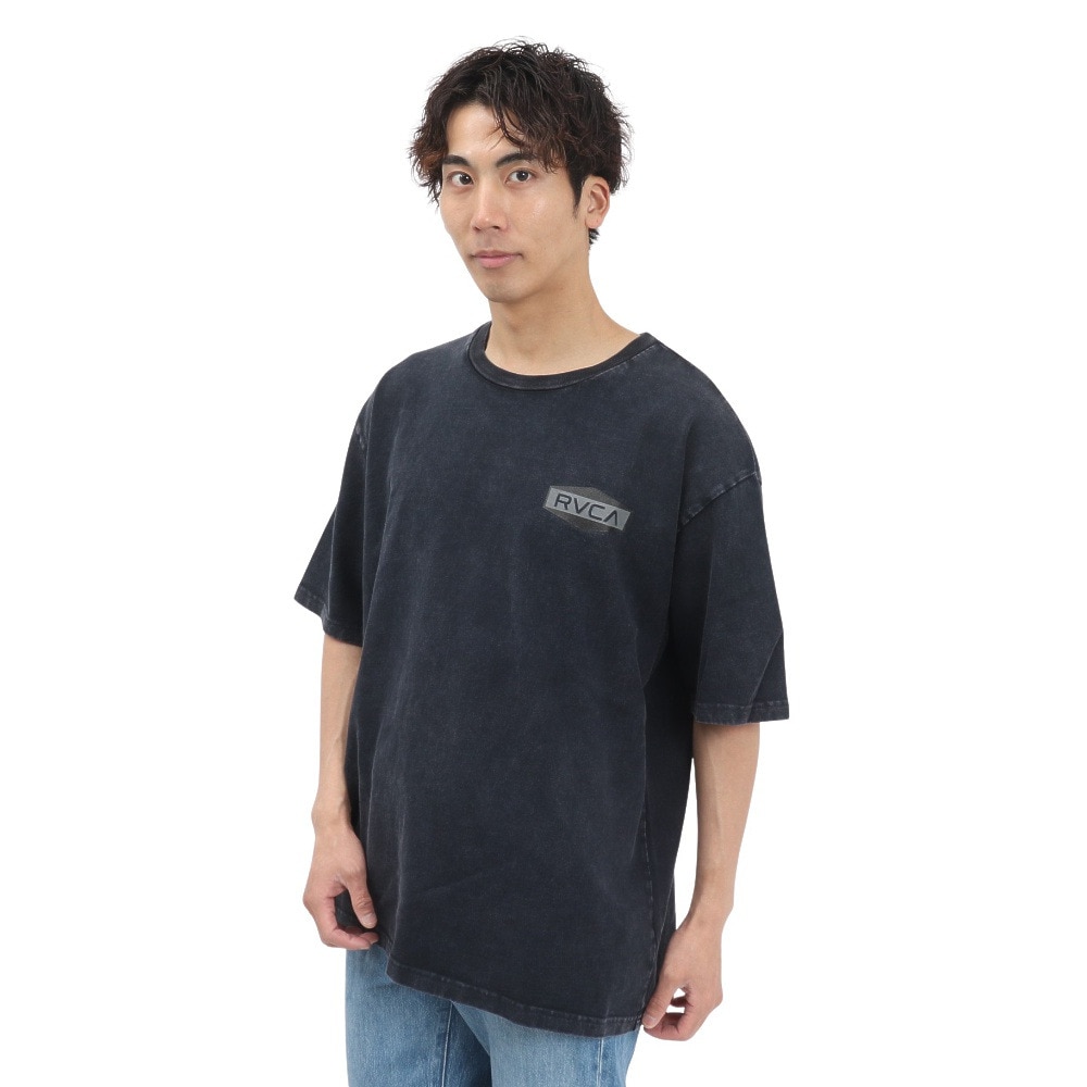 ルーカ（RVCA）（メンズ）ILL HEX ロゴ 半袖 Tシャツ BF041252 BSM