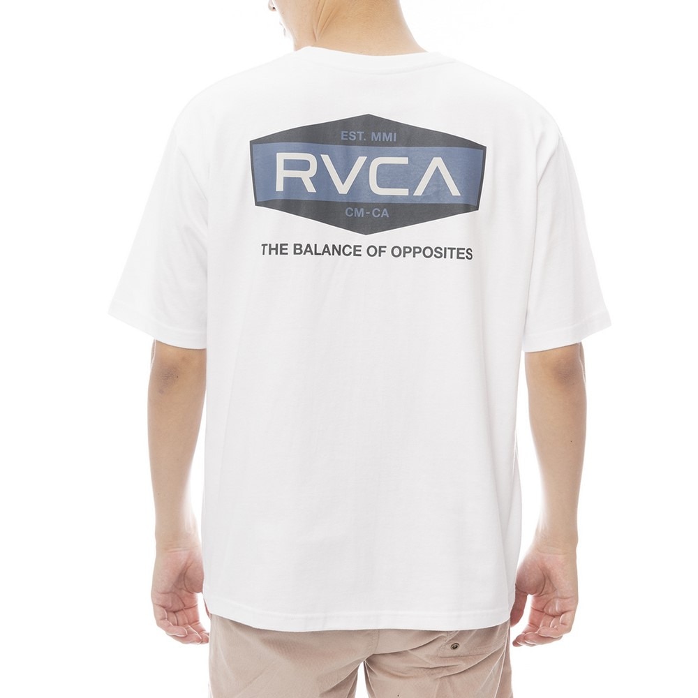 ルーカ（RVCA）（メンズ）ILL HEX LOGO 半袖Tシャツ BF041252 WHT