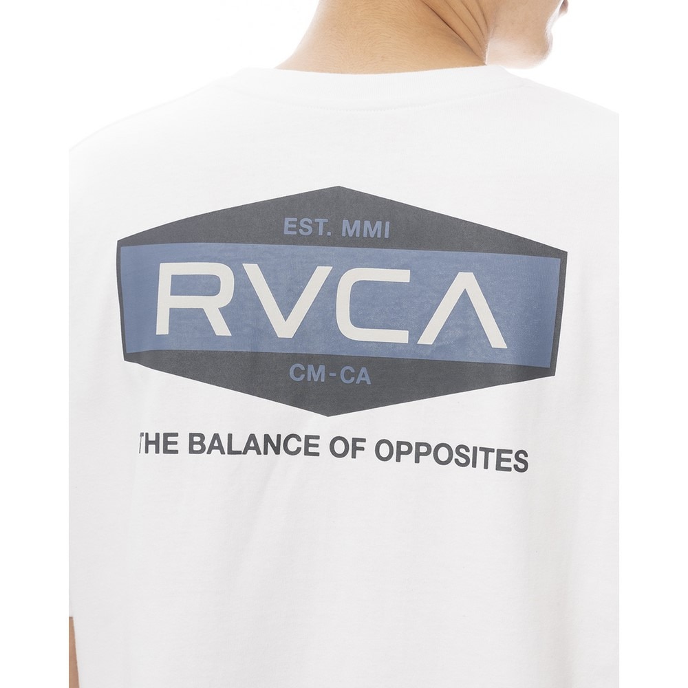 ルーカ（RVCA）（メンズ）ILL HEX LOGO 半袖Tシャツ BF041252 WHT