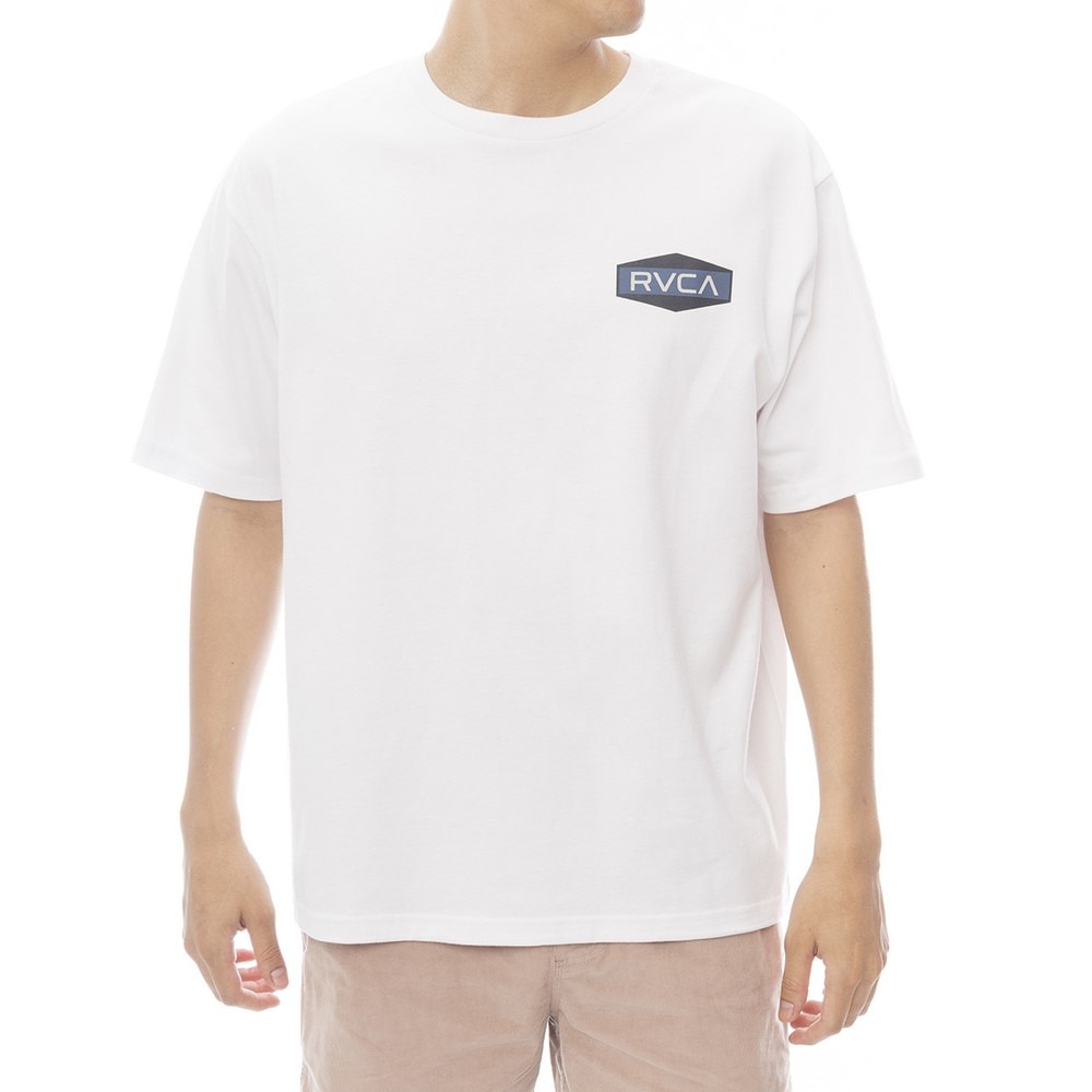 ルーカ（RVCA）（メンズ）ILL HEX LOGO 半袖Tシャツ BF041252 WHT