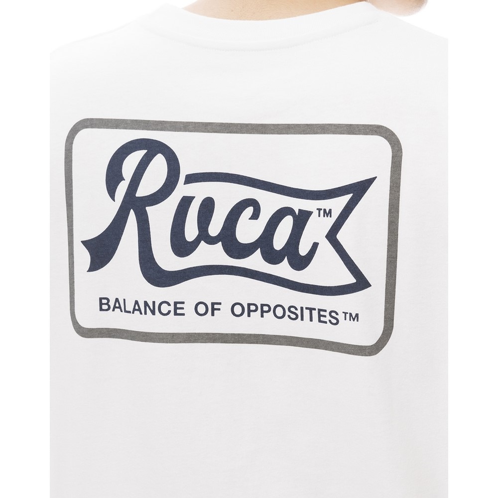 ルーカ（RVCA）（メンズ）PEN SCRIPT 半袖Tシャツ BF041253 WHT