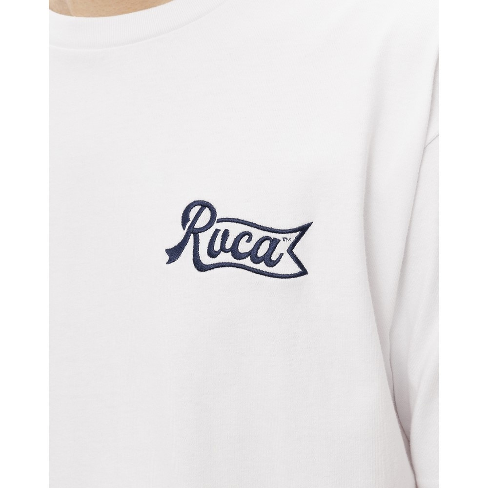 ルーカ（RVCA）（メンズ）PEN SCRIPT 半袖Tシャツ BF041253 WHT